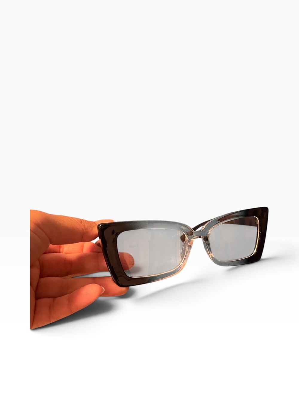 Cat-Eye Square Frame glasses
